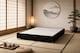 image 2 of Kyoto Low Platform Divan Bed 3FT Single Black Plush Velvet
