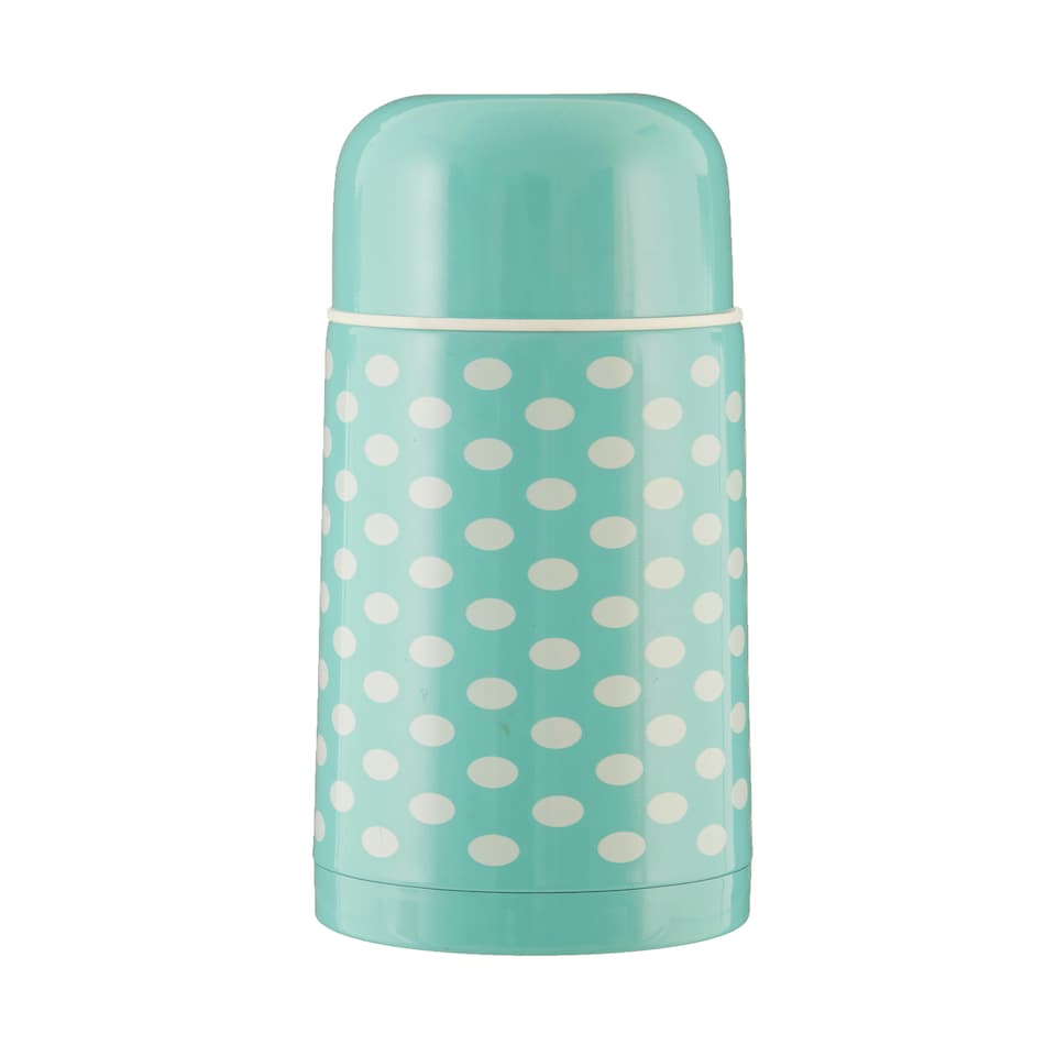 image 1 of Interiors By Premier Spot 350ml Vacuum Flask,Double-Walled Insulated Bottle,Stainless Steel Thermal Flask with Silicone Seal