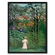 image 1 of Henri Rousseau Framed Wall Art Woman Walking in an Exotic Forest Home Décor