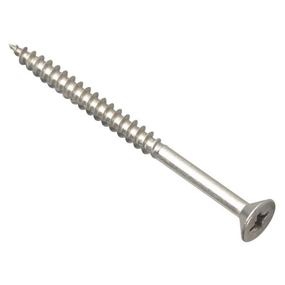 Forgefix Multi-purpose Screws, Pozi, Csk, Stainless Steel - Multi Colour - 5.0 x 70mm