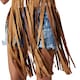 image 5 of Womens Fancy Dress Costume - Hippie Waistcoat and Accessories | Brown | brown | XL | 1