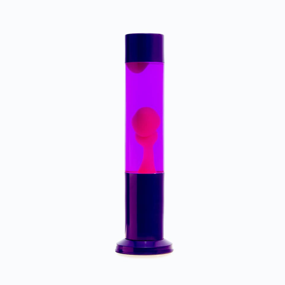 image 1 of Nova Lava Lamp Purple w/ Purple Liquid Pink Wax Purple