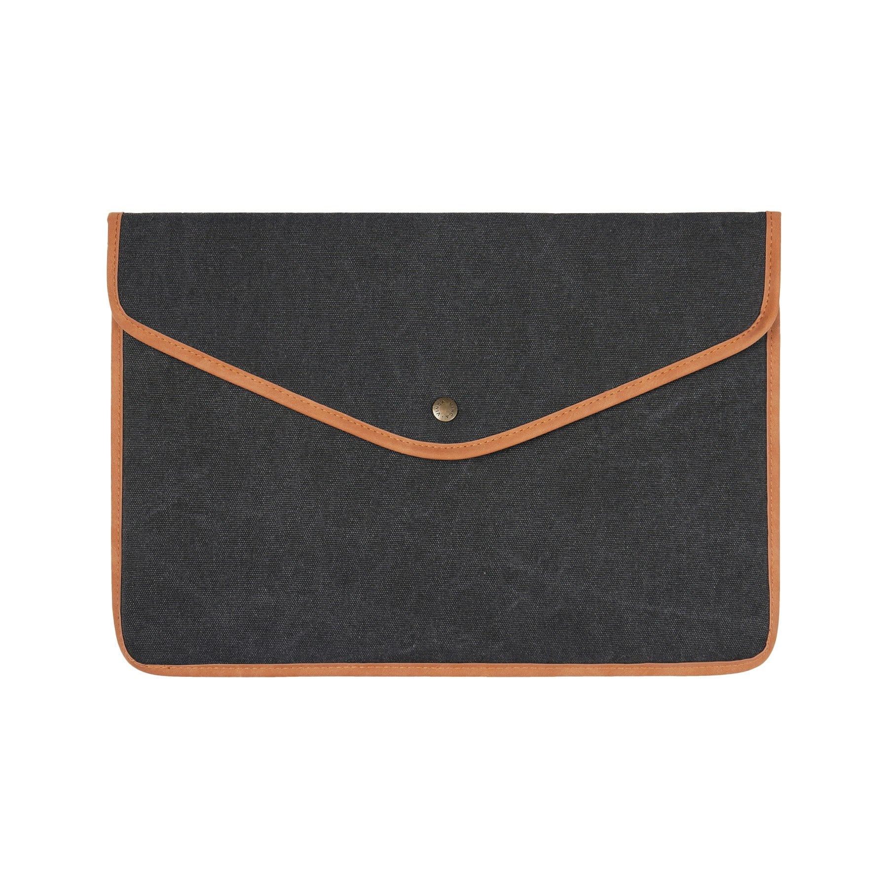 Vinga Bosler Recycled Canvas Laptop Sleeve - Black - One Size