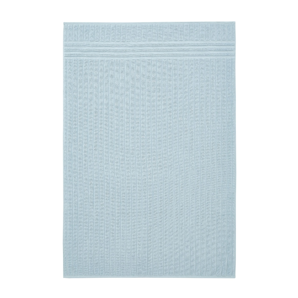 image 1 of Bianca Hotel Cotton Bath Sheet | Blue | Bath sheet