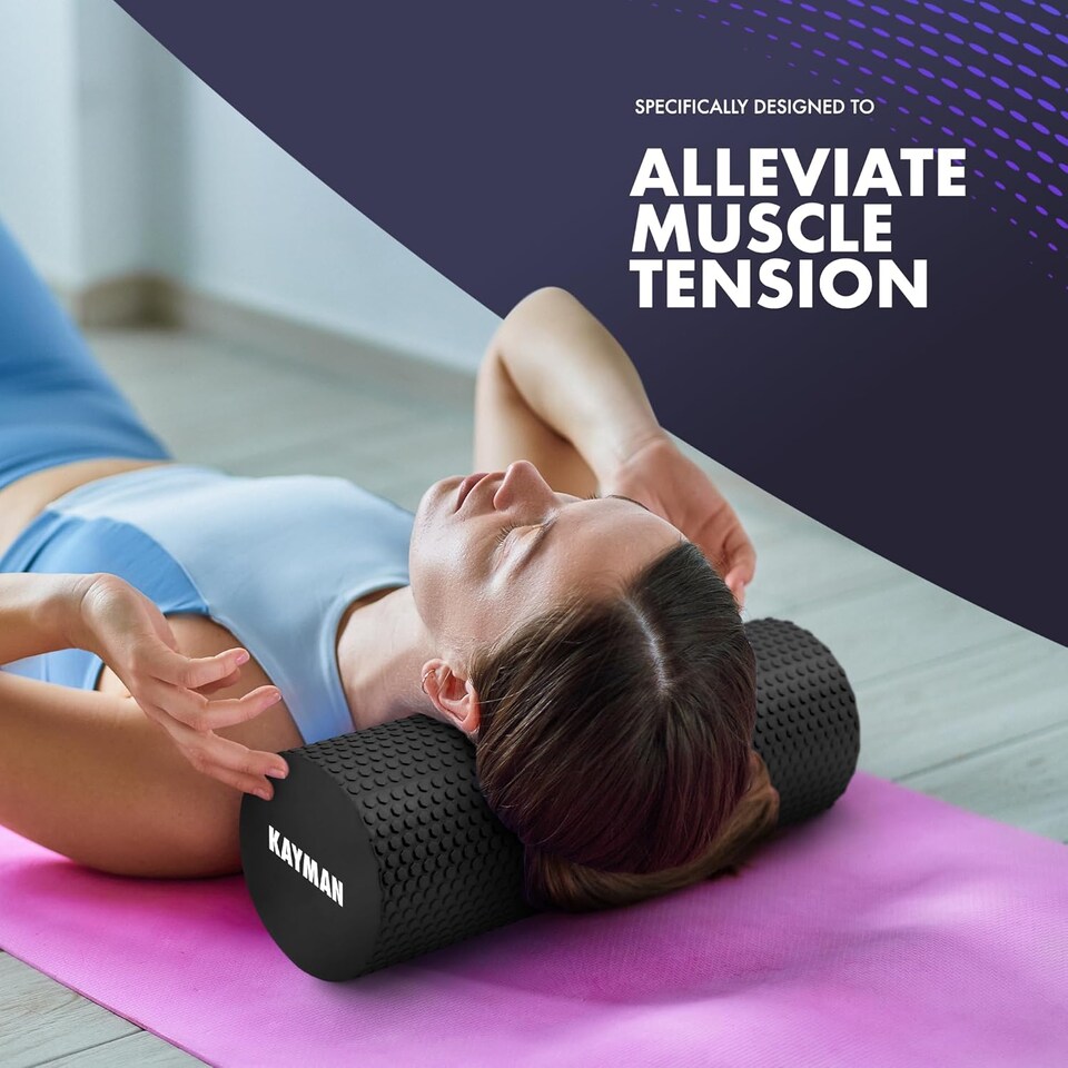 image 1 of Kayman Foam Roller 44 Centimetre for Back Legs and Post Workout Recovery