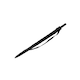 image 2 of Masters Pongee Golf Umbrella - Black - One Size