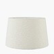 image 3 of 40cm White Boucle Tapered Lampshade White