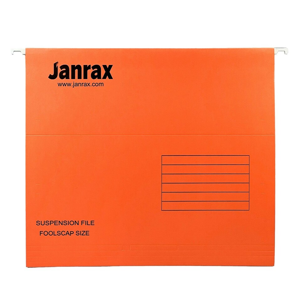 image 1 of Pack of 50 Orange Foolscap Suspension Files