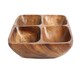 image 2 of Kora Acacia Four Section Serving Dish