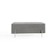 image 3 of Mystica Velvet Storage Ottoman | Grey | Grey
