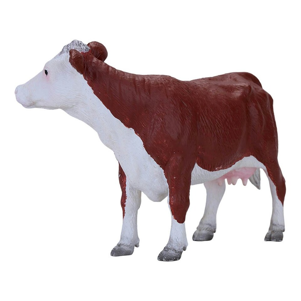 image 1 of MOJO Farmland Hereford Cow Toy Figure (381074)