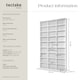 image 6 of CD Shelf Unit Christel - 27 compartments for up to 1080 CDs | White | white | 102 x 23,50 x 180 cm | 1