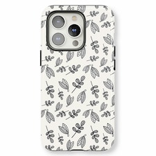 Mono Leaves Phone Case | Black | iPhone 13 Mini
Slim | iPhone 13 Mini
Slim