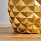 image 2 of ValueLights Pineapple Gold Table Lamp Black Tapered Shade
