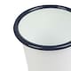 image 2 of Argon Tableware White Enamel Tumblers - 300ml - Blue - Pack of 6 Blue