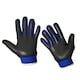 image 2 of Murphys Unisex Adult Contrast Gaelic Gloves - Grey/Blue/White - XL
