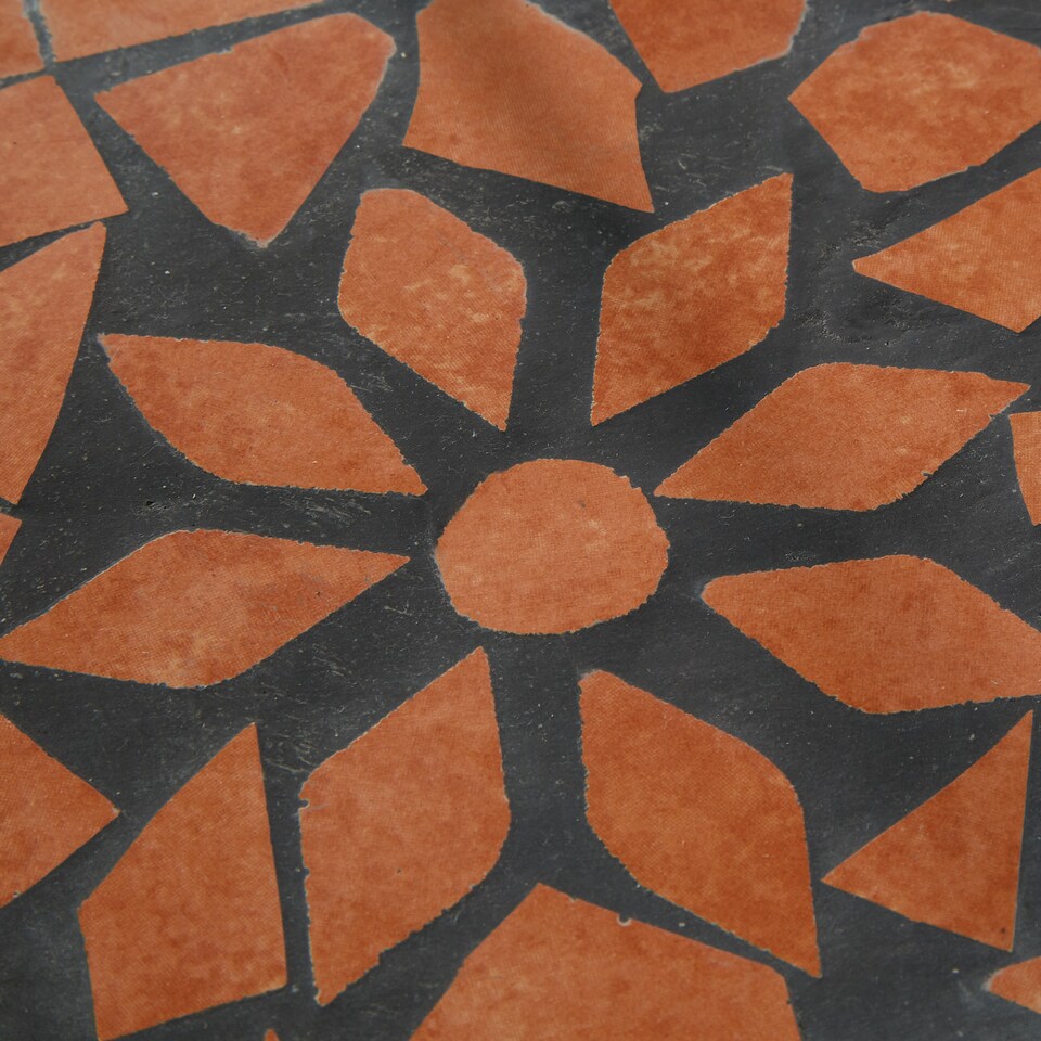 image 1 of Plant Stand - 3 levels, mosaic design | Brown | terracotta | 61 x 29 x 114 cm | 1