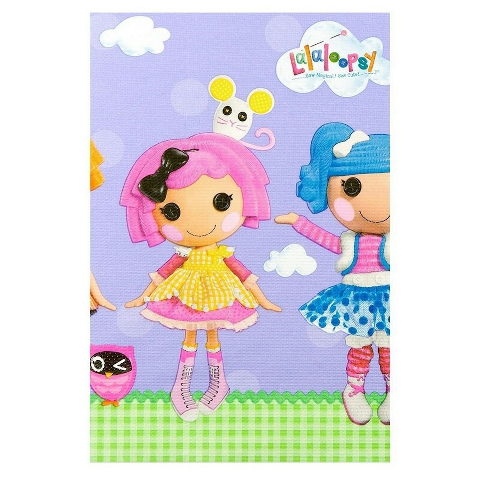 Lalaloopsy Paper Characters Party Table Cover - Multicoloured - One Size