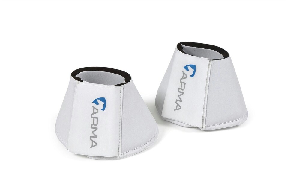 image 1 of Shires Arma Neoprene Over Reach Boots | Black | Cob