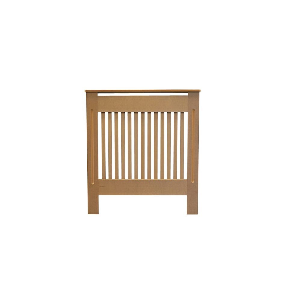 image 1 of Stylish MDF Unpainted Vertical Design Radiator Cover - Medium