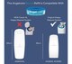 image 3 of Angelcare Nappy Bin Refill Cassette Compatible Disposal System 1 Pack