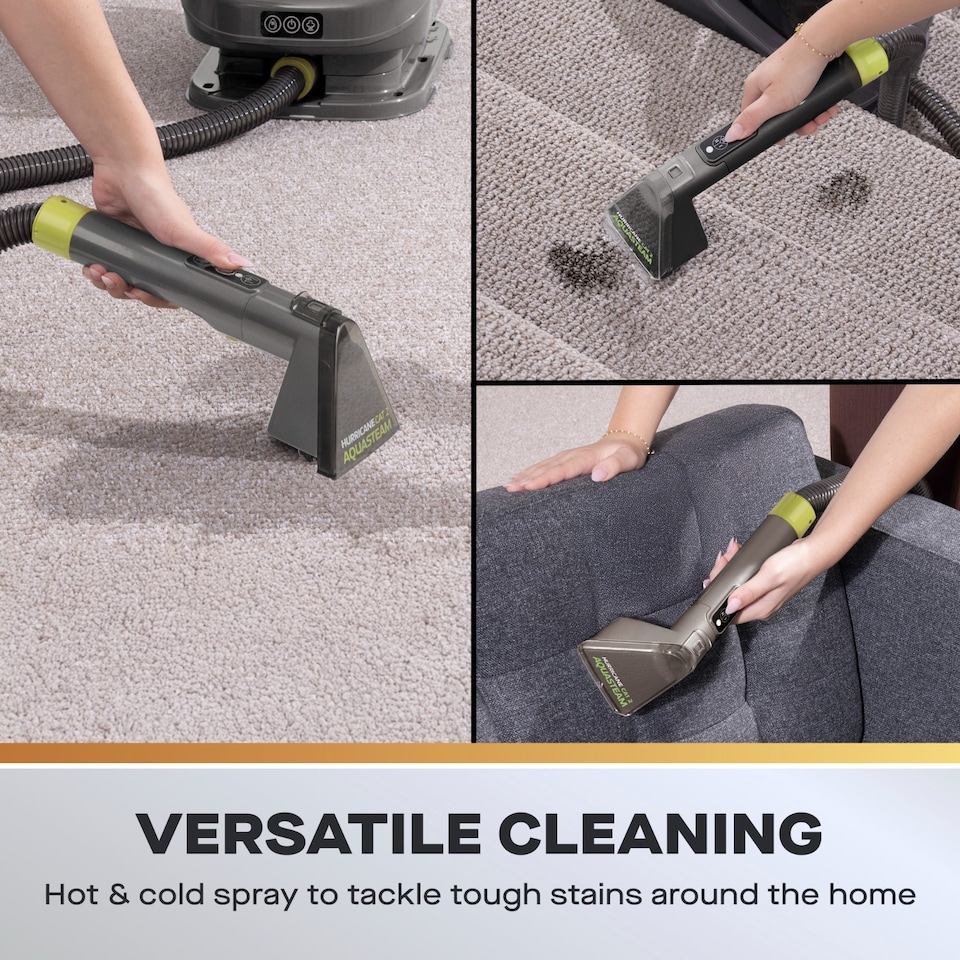 image 1 of Daewoo AquaSteam Upholstery Steam Cleaner Spot Washer & Carpet Stain Remover 1300W