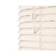 image 1 of 80cm White Oak Faux Wood Venetian Blinds with String (120cm Drop) | White | White