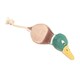 image 3 of Benji & Flo Country Drake The Duck Suede Rope Dog Toy - Green/Beige/Yellow - One Size