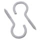 image 3 of Screw Hook Fasteners Hangers White Plastic Finish 16mm Dia 50mm length 30pc