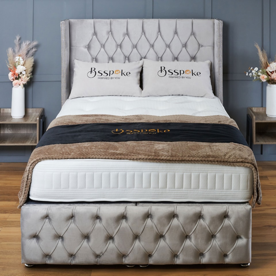 Bsspoke Plush Ottoman Divan 54
