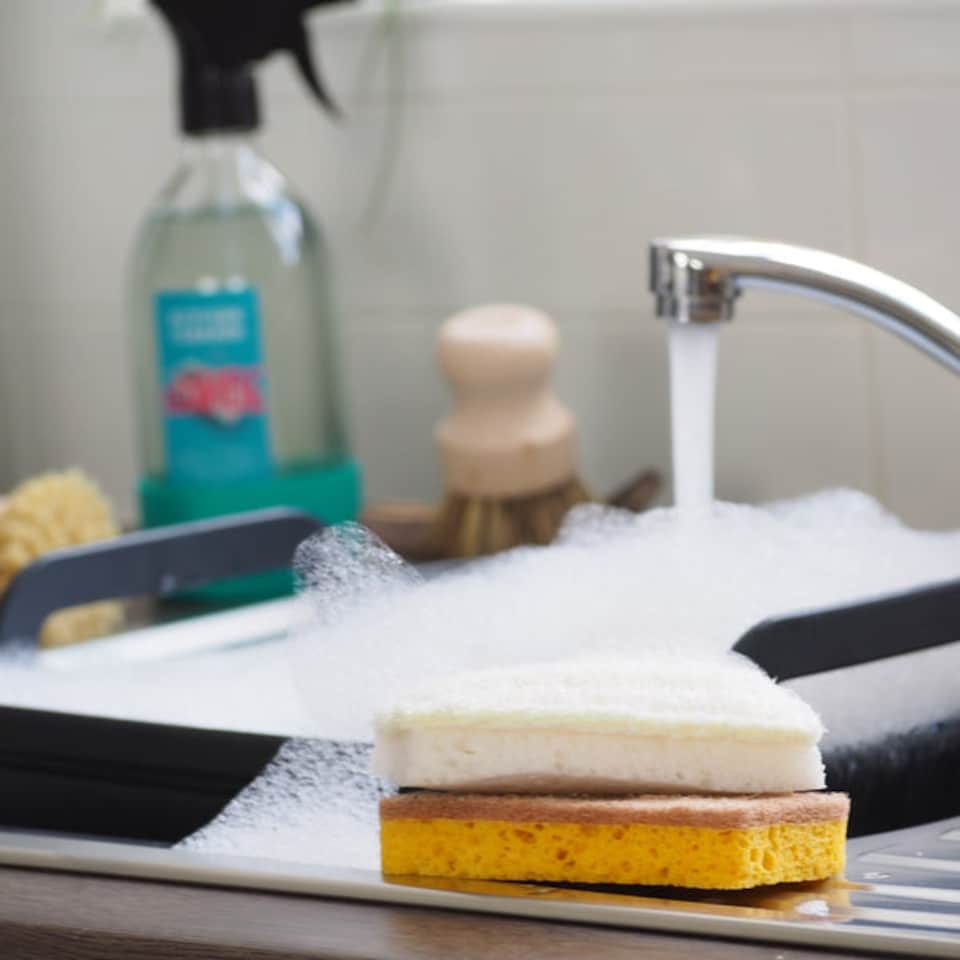 image 1 of EcoVibe Compostable Scourers & Sponge Bundle