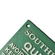 image 3 of Southern Railway Quiet Please Green Cast Iron Sign Plaque Wall Fence Gate Post
