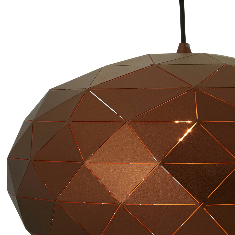 image 1 of Interiors by Premier Small Coffee Finish Pendant Light