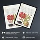 image 2 of Turks Cap Lily Fig and Beetle Calligraphy Huge Wall Art Poster Print 24X32"