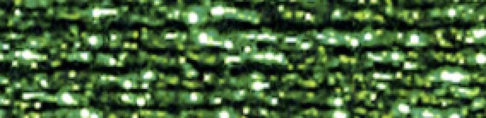 Madeira Green Metallic Perle Thread, 20m per ball - per value pack of 10