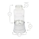 image 3 of Rink Drink Glass Drinks Dispenser with Tap & Silver Bucket Stand - 8.7L