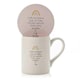 image 1 of Widdop Love Life Mug & Coaster Set - Life Is Like Tea | Pink | White | 2
