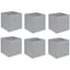 Grey & Set of 6