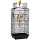 image 1 of Yaheetech 104.5 cm Tall Open Top Metal Birdcage Parrot Cage Black