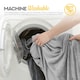 image 2 of MONHOUSE Heated Throw - Electric Blanket - Digital Controller - Timer up to 9 hours, 9 Heat Settings, Auto Shutoff - Machine Washable - Single 130X160cm - FUR