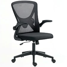 Vinsetto Mesh Office Chair Computer Chair with Swivel Wheels, Black