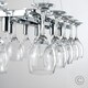 image 1 of ValueLights Chalice Wine Glass Polished Silver Pendant Light and G9 Capsule LED 3W Warm White 3000K Bulb