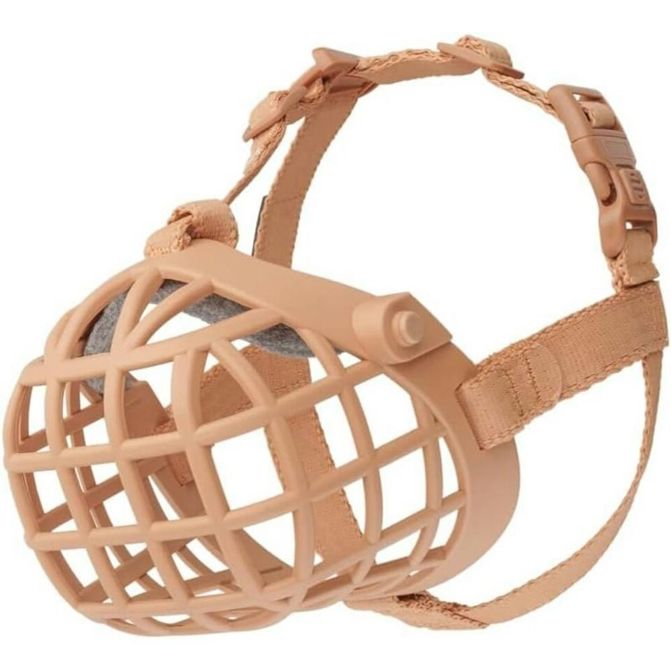 image 1 of Baskerville Basket Wide Dog Muzzle - Orange - 2