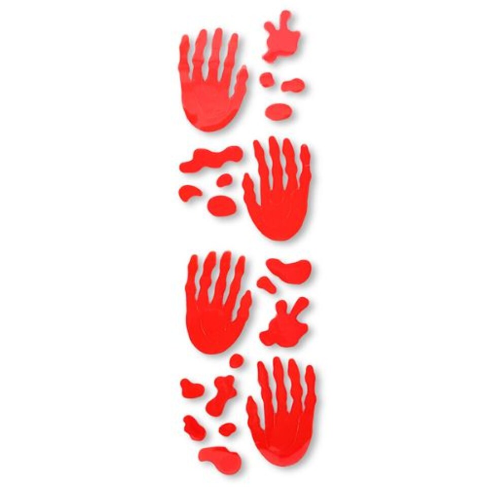 Halloween Bloody Window Gel Clings
