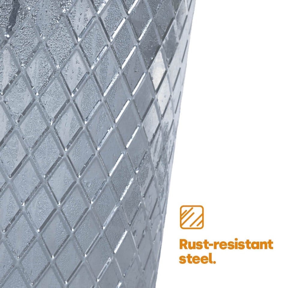 image 1 of Polished Steel Ice Bucket