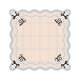 image 2 of Happy 40th Birthday Black Bow Cream Elegant Milestone Paper Luncheon Napkins 2 Ply 33cm - Pack of 12 Black
