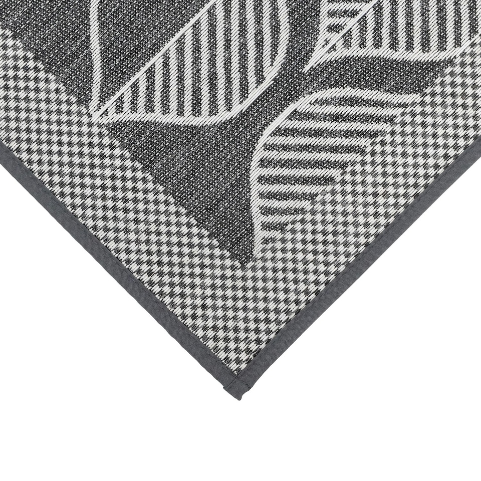 image 1 of JVL Expression Machine Washable Entrance Runner Doormat, 50x150cm - Leaves