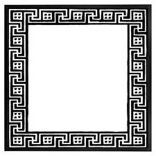 Greek traditional meandor (Picture Frame) Black | XS
