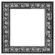 image 1 of Greek traditional meandor (Picture Frame) Black | XS