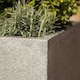 image 4 of Primrose Grey Cube Handmade Fiberstone Indoor Outdoor Planter 50cm